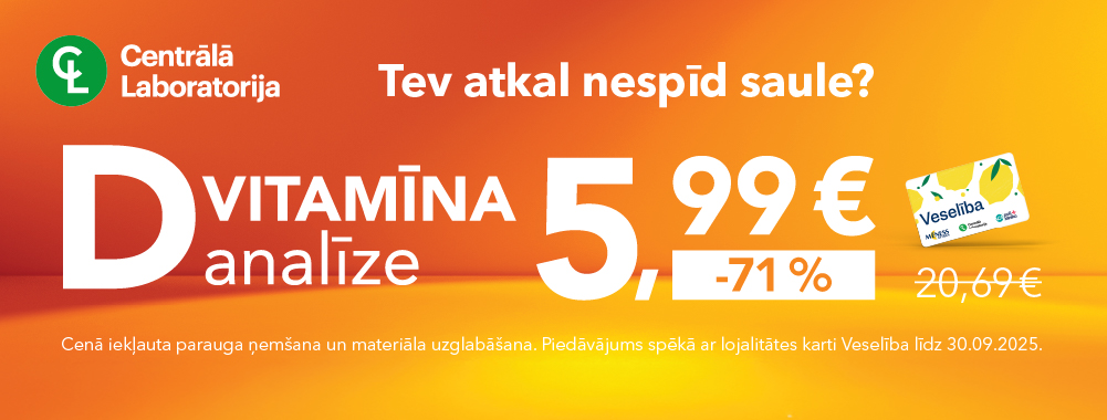 Īpaša piedāvājuma cena d vitamīnam