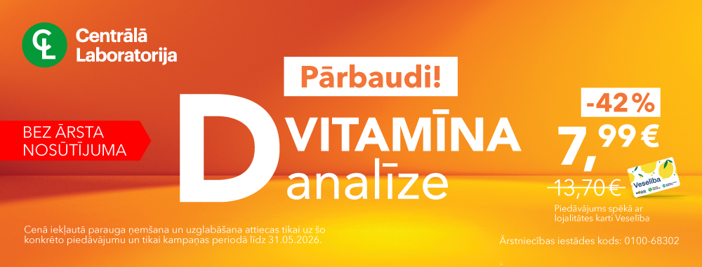 D vitamīna analīze