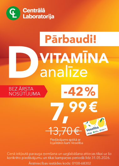 D vitamīna analīze