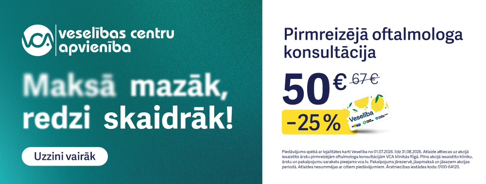 Maksā mazāk, redzi skaidrāk!