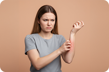 Pāriet uz lapu Starta komplekts sievietei Smaidīga sieviete tur savas plaukstas uz elkoņiem